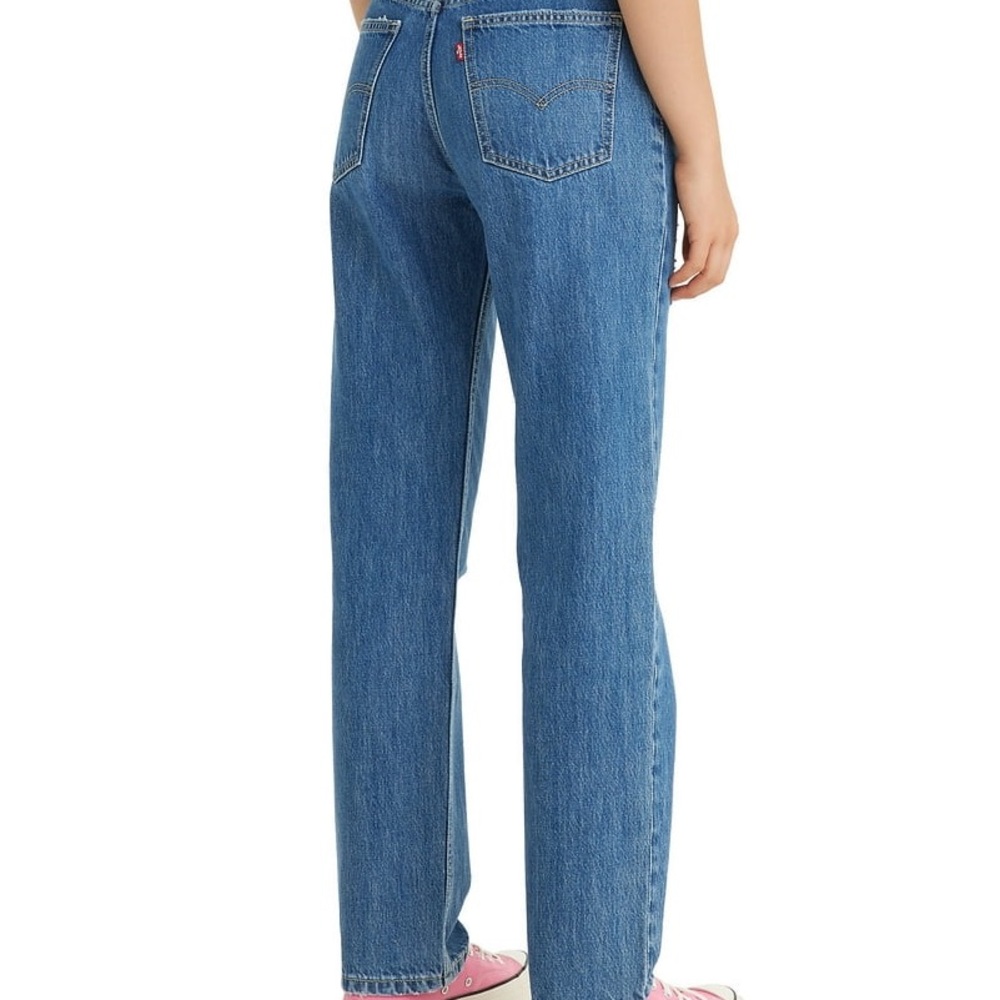 Levi’s Women’s Low Pro Straight Distressed Denim Jeans size 27 - Picture 2 of 10